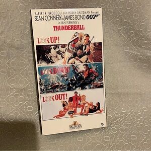 Thunderball 1965 James Bond 007 VHS tape 1993